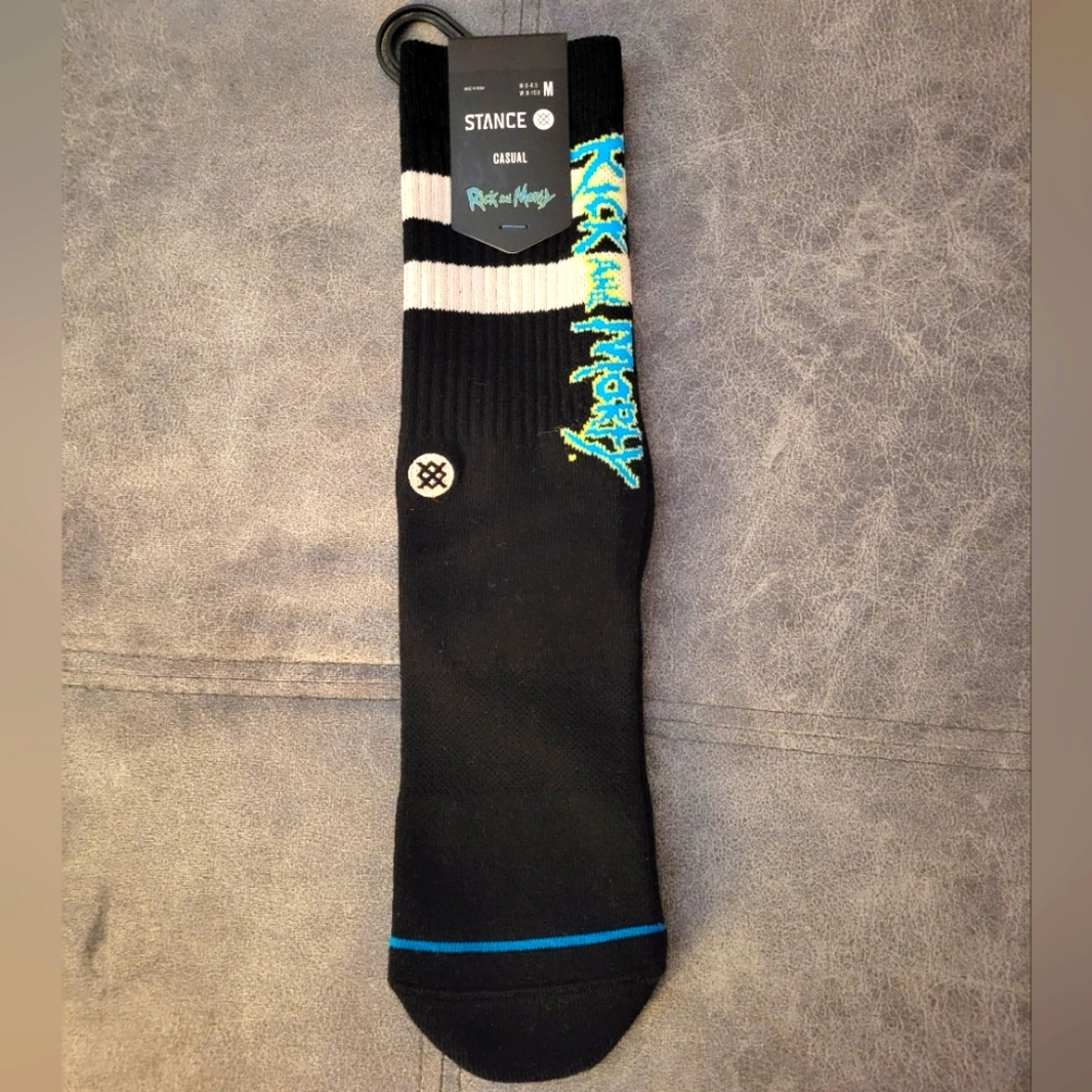 Stance Rick and Morty socks unisix size med
